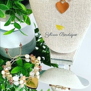 Necklace & bracelet ✨freshwater pearls and agates